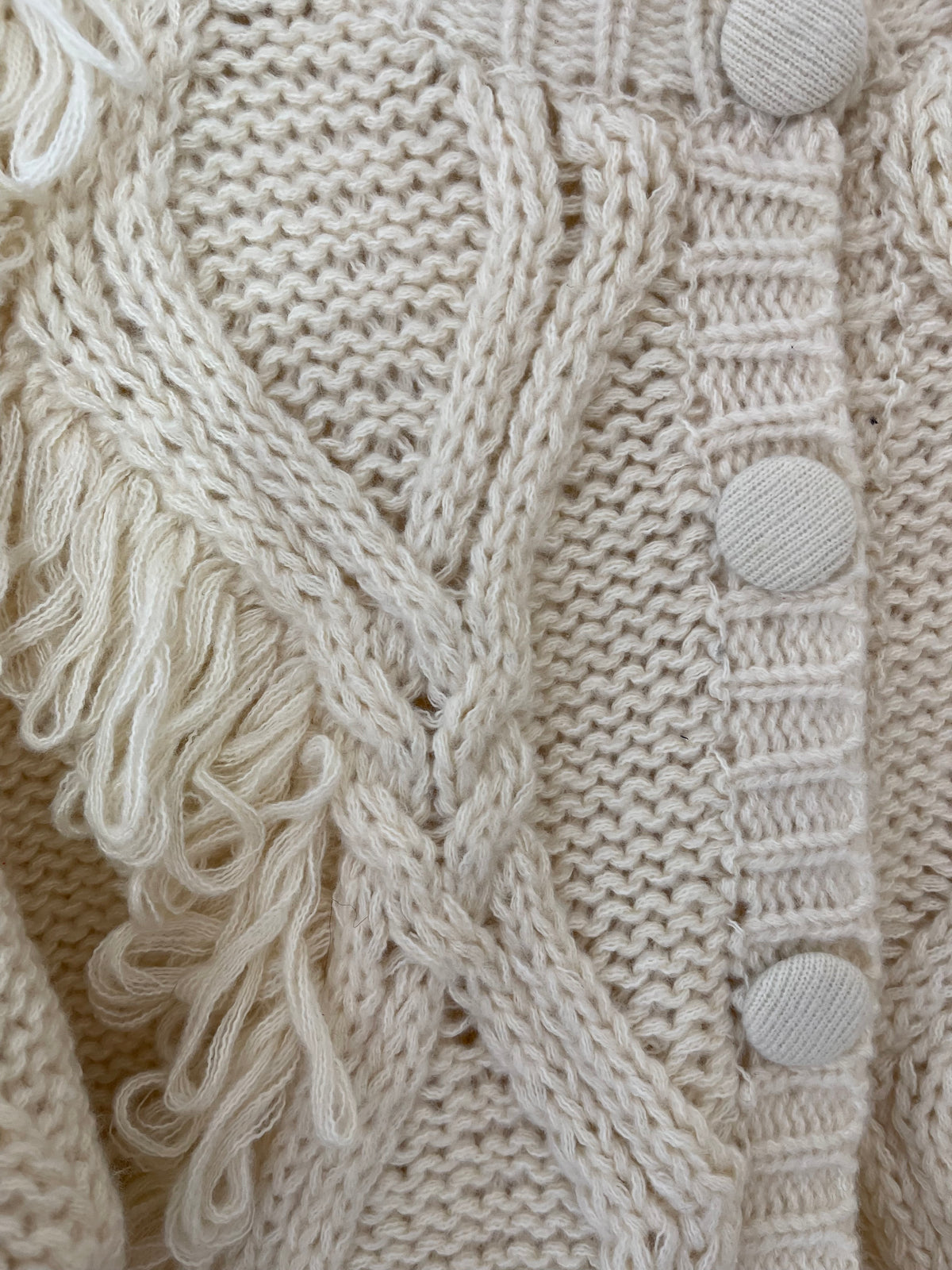 Chunky Cardigan Cream