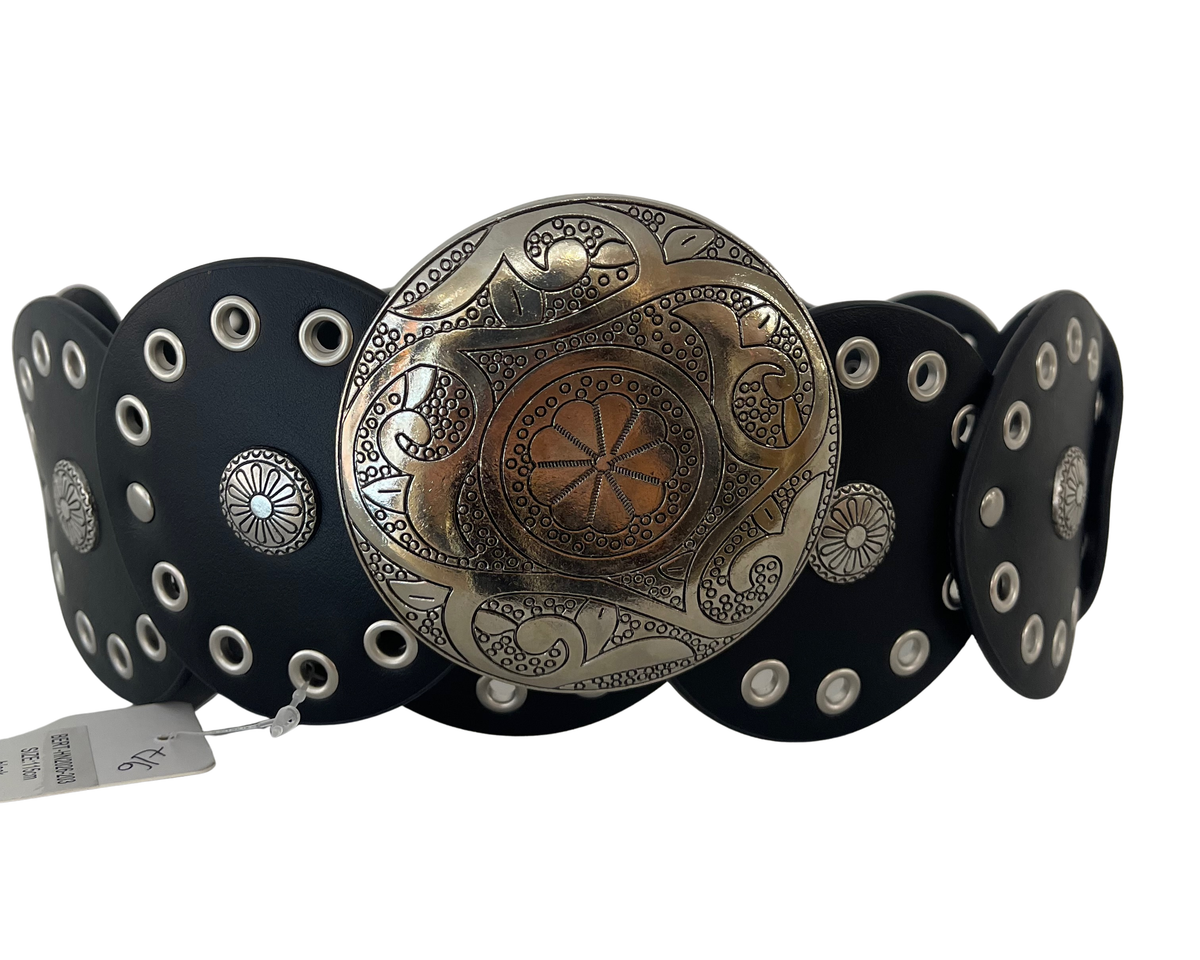 Large Buckle Belt Black