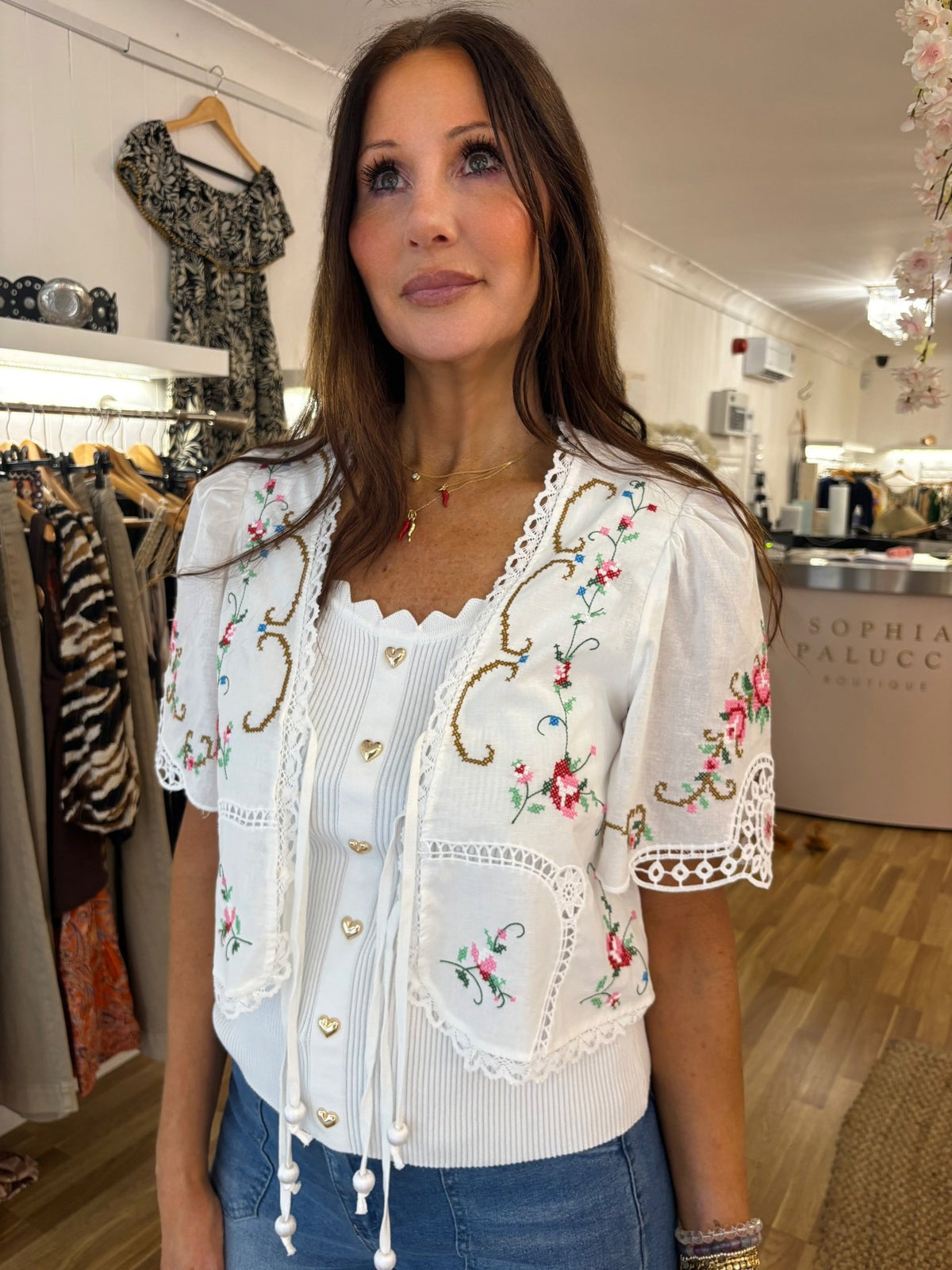 Embroidered Jacket - Sophia Palucci