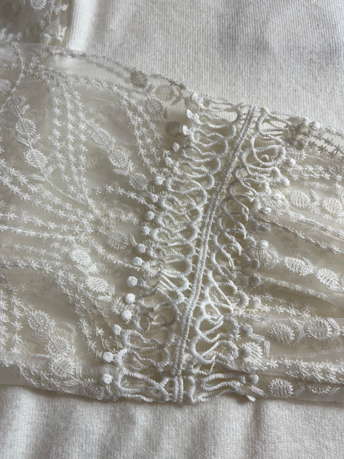 Lace Jumper Off White - Sophia Palucci